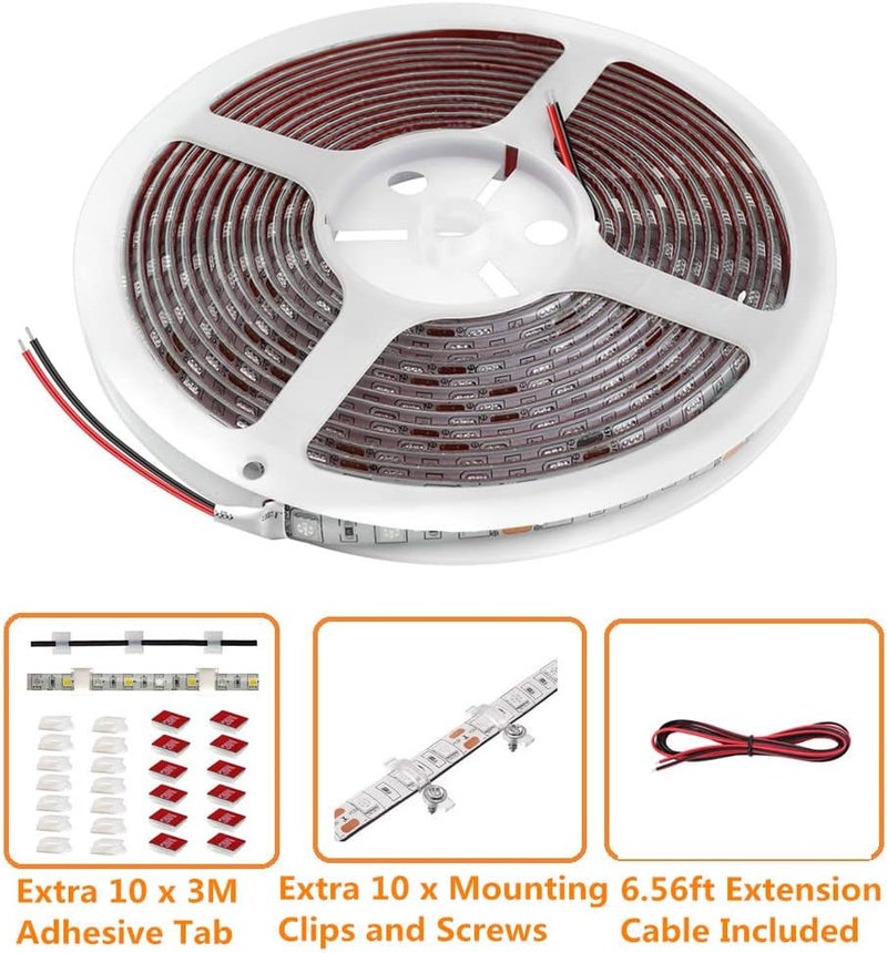 Vbakor 25FT RV Underglow Led Lights Kit, 12V Camper Underbody Lights for Motorhome Travel Trailer Concession Stands Food Trucks, RV Awning Light, RV Led Strip Lights (White) - Image 4